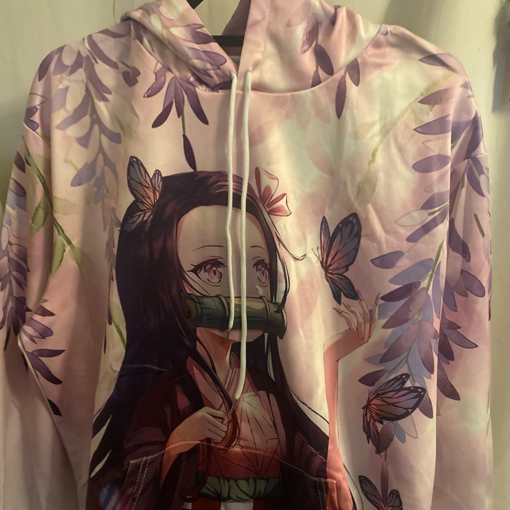 Women Anime sweater size L like new with out tag